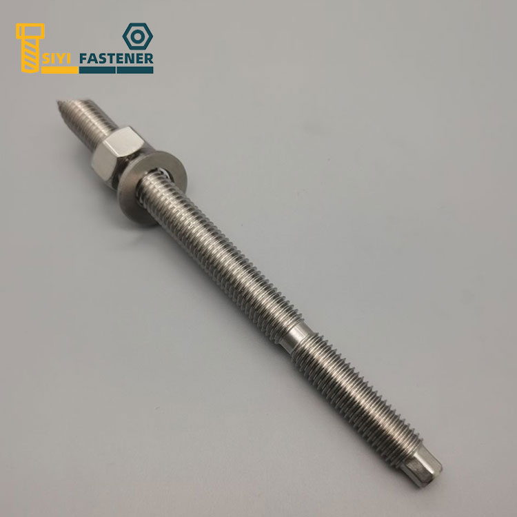 Stainless Steel Chemical Anchor with Hex Nut and Washer