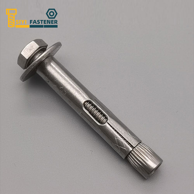 Stainless Steel Sleeve Anchor with Hex Bolt and Conical Nut
