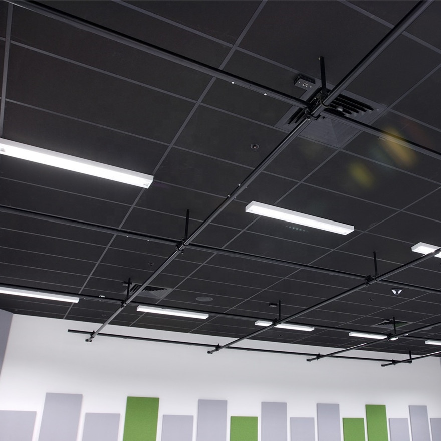 What are the advantages of the Mineral Fiberglass Acoustic Ceiling Tiles?