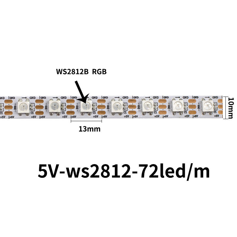 5V-WS2812B-72LED/M - 1 