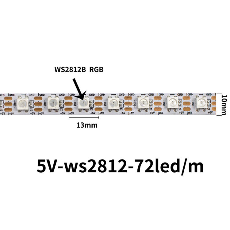 China 5V-WS2812B-72LED/M Manufacturers, Suppliers and Factory - Gaoxianse