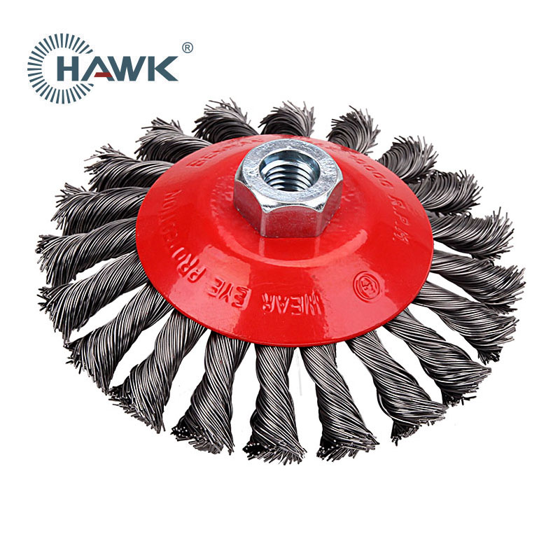 115mm Knotted Bevel Wire Brush