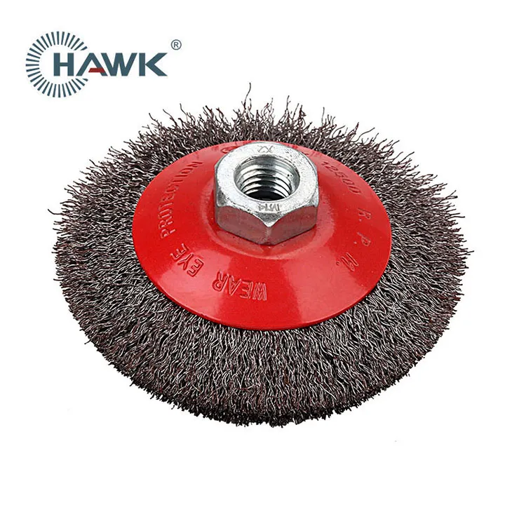 125mm Crimped Bevel Wire Brush
