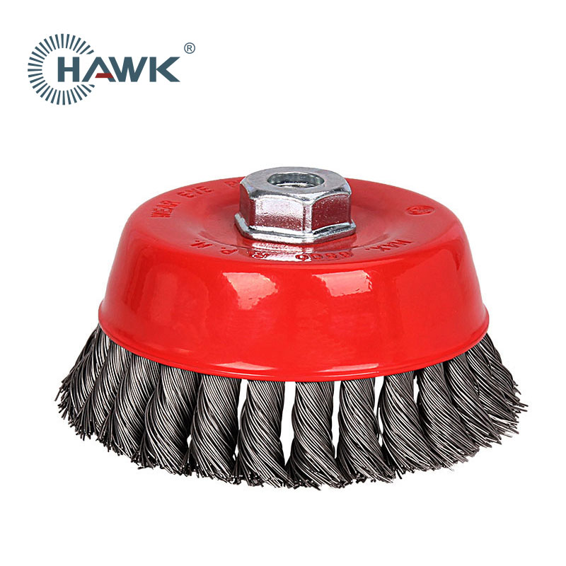 Process characteristics of wire cup brush