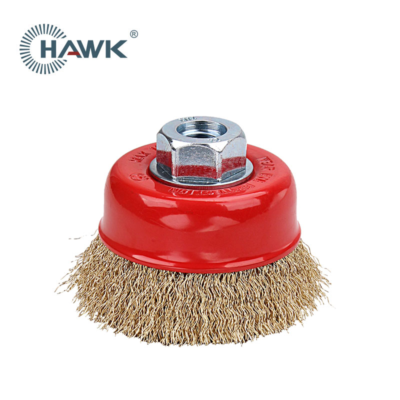 Process characteristics of wire cup brush