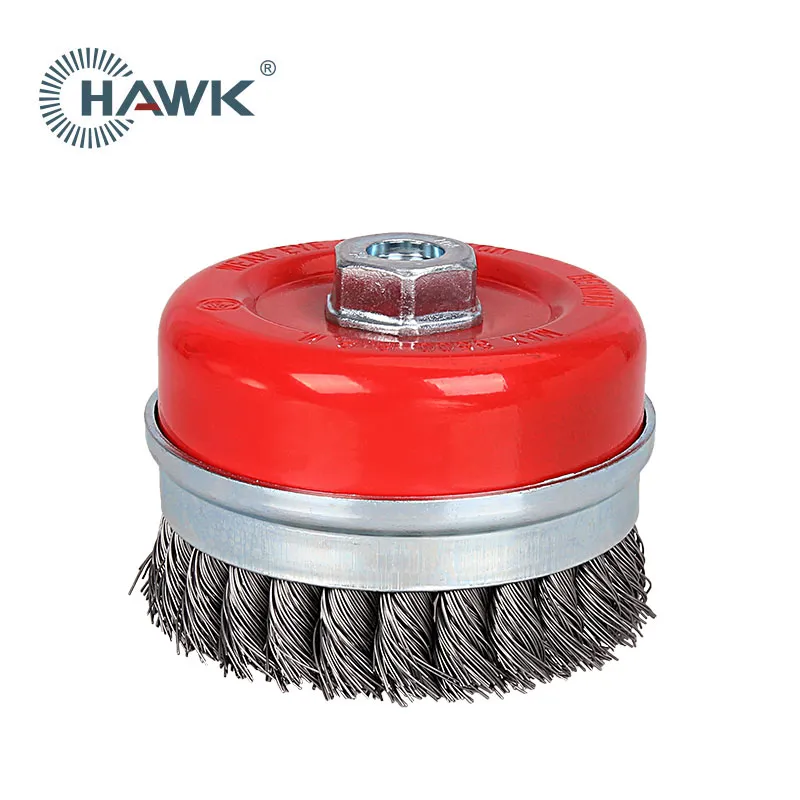 What is Knotted Cup Wire Brush and what is it used for?