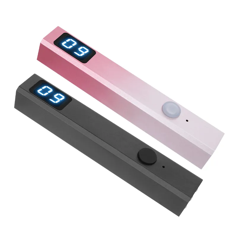 8W Portable UV Light para sa Gel Nails 400mAh Battery - Aluminum Alloy