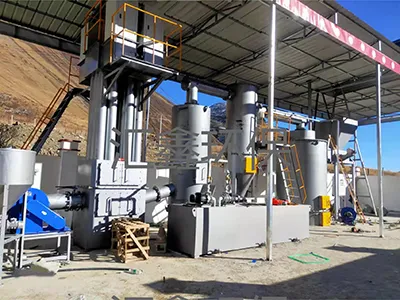 Village level small garbage pyrolysis furnace