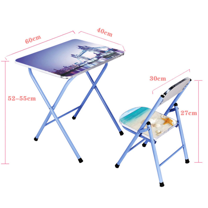 Activity Folding Children Table and Chair Set - 5
