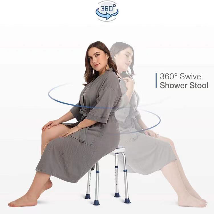 조정 가능한 360도 회전 좌석 샤워 의자 - 1 