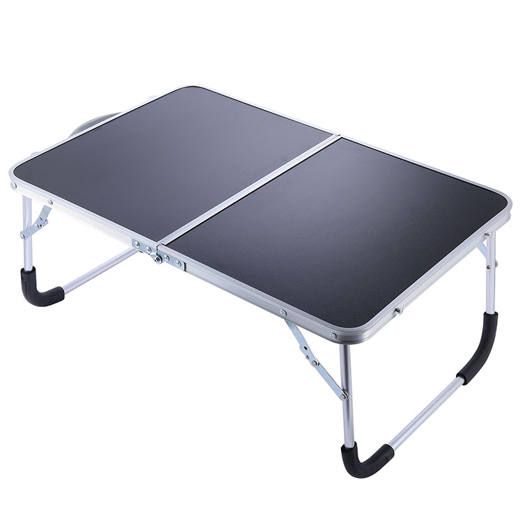 Aliuminio kempingo pikniko sulankstomas nešiojamojo kompiuterio stalas - 5