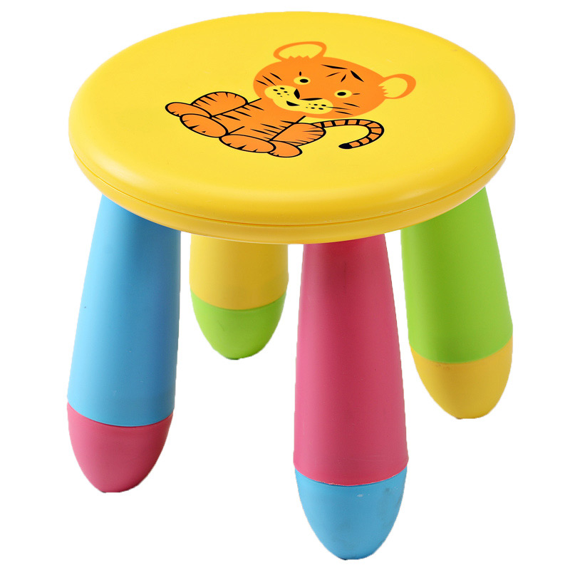 어린이 스툴 테이블 의자 실내 실외 플라스틱 - 3 