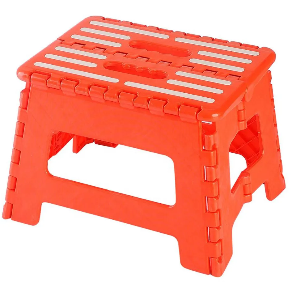 Tabouret de repose-pieds pliable en plastique pour cuisine