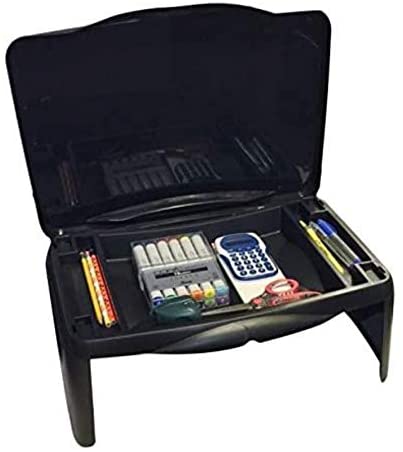 स्टोरेजसह पोर्टेबल आणि प्रॅक्टिकल लॅपटॉप बेड टेबल - 1