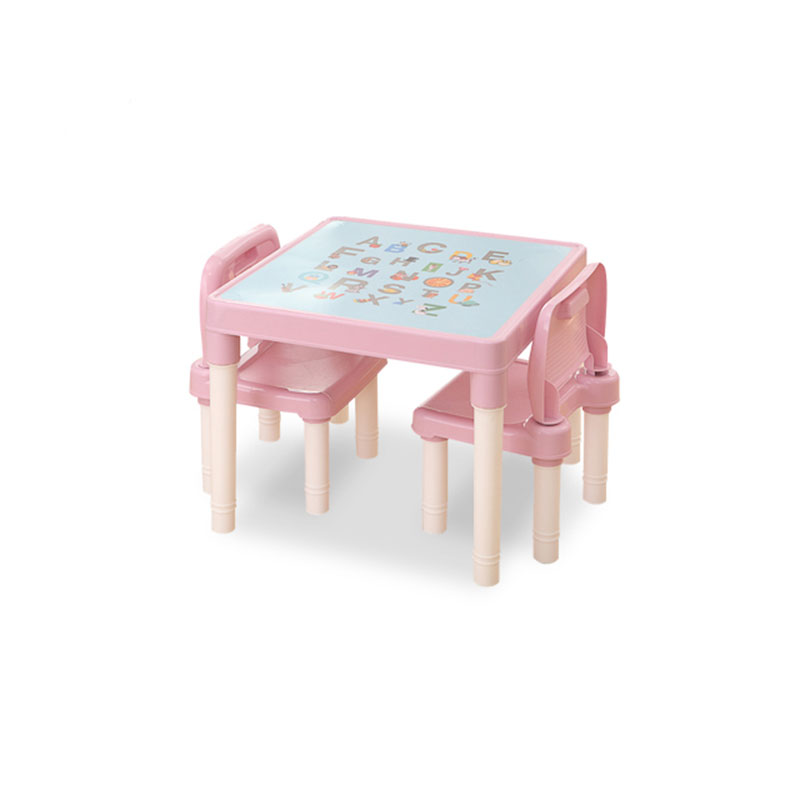 가구 아이 접이식 활동 테이블과 2 개의 의자 세트 - 6 