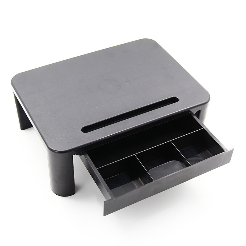 Household Monitor Riser Stand with Drawer