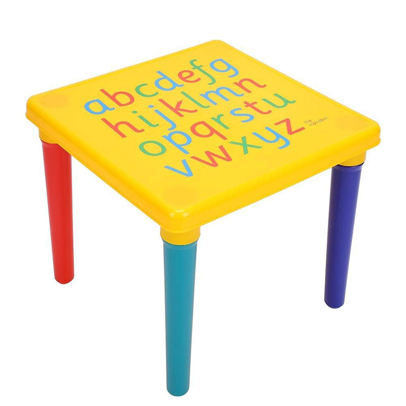 Сет за маса и столици за деца, преклопен за домаќинства од пластика - 4 