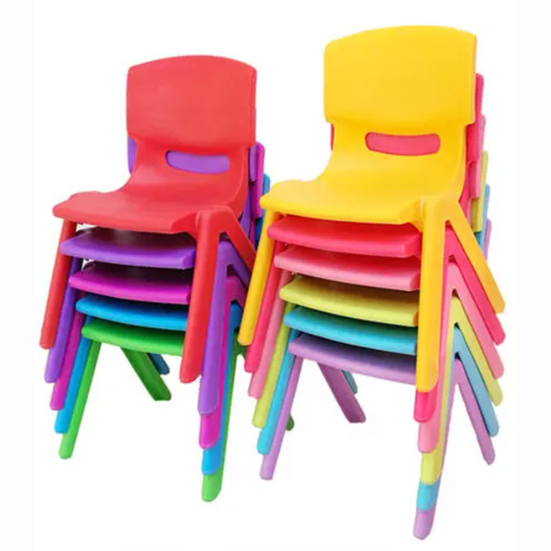 가정용 플라스틱 쌓을 수있는 의자 - 5