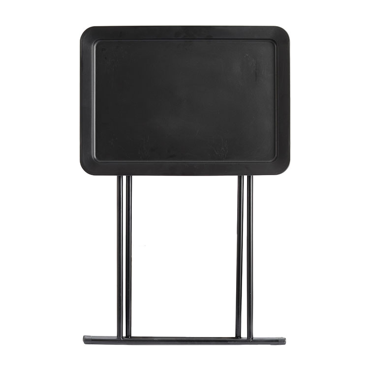 Juodas sulankstomas metalinis TV padėklas kavos staliukas - 10 