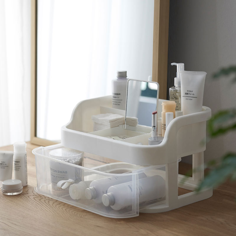 Кутија за одлагање пластичне посуде за шминку