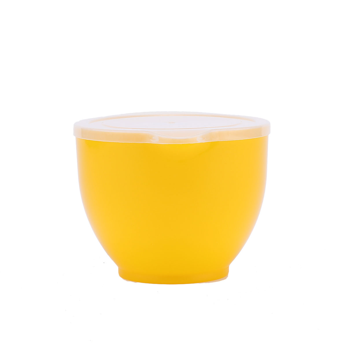 뚜껑이 있는 혼합 그릇 세트 3개 플라스틱 샐러드 중첩 그릇 - 4