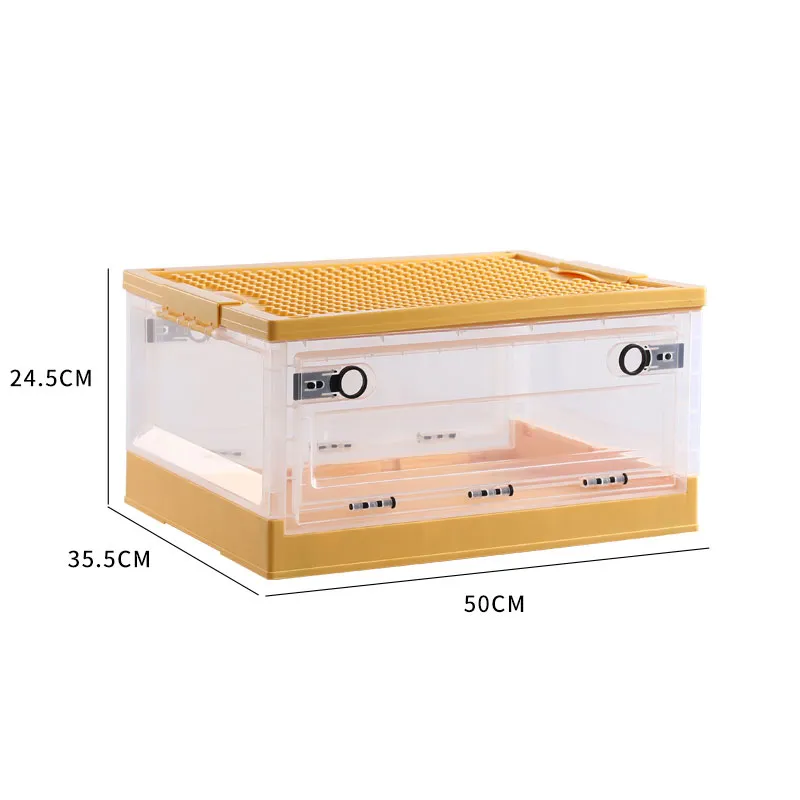 Boîte de conteneur de stockage de jouet multifonctionnelle et conception fraîche de verrouillage