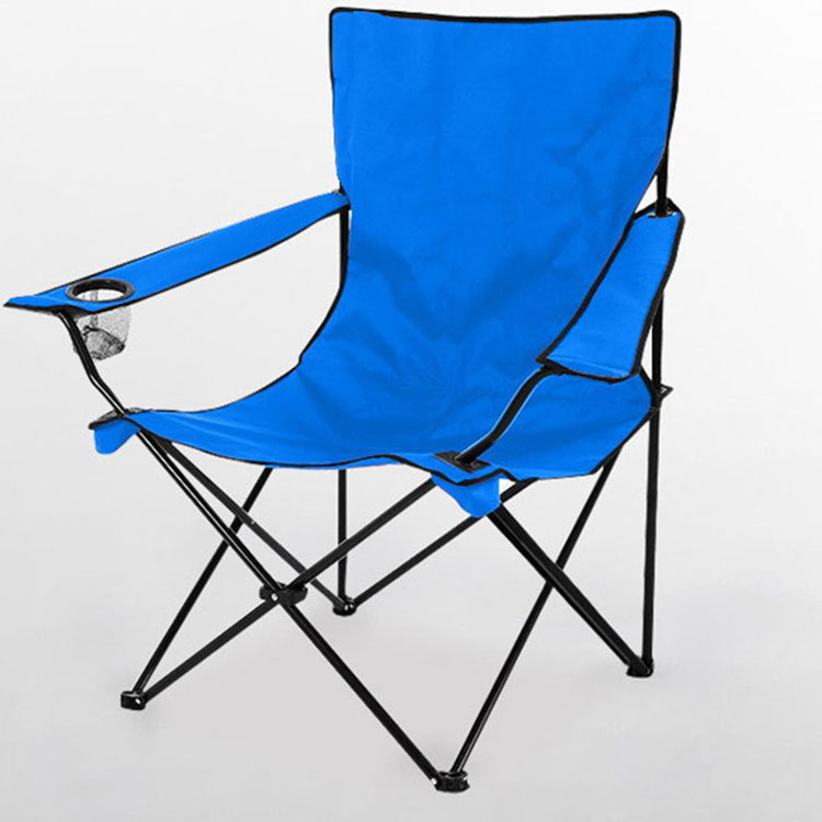 Outdoor opvouwbare campingstoel met bekerhouder