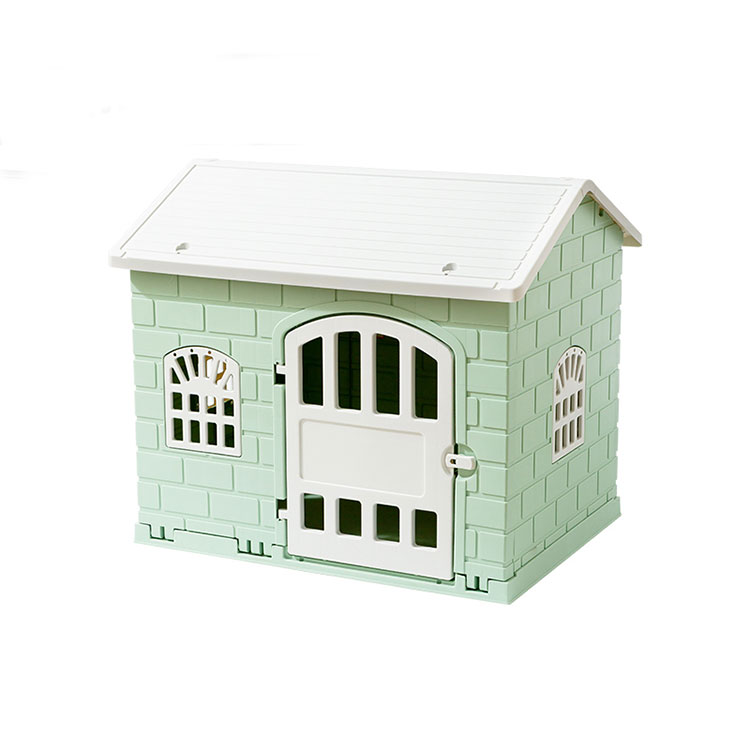 Пластична куќа за миленичиња на отворено за кучиња без тоалет - 0
