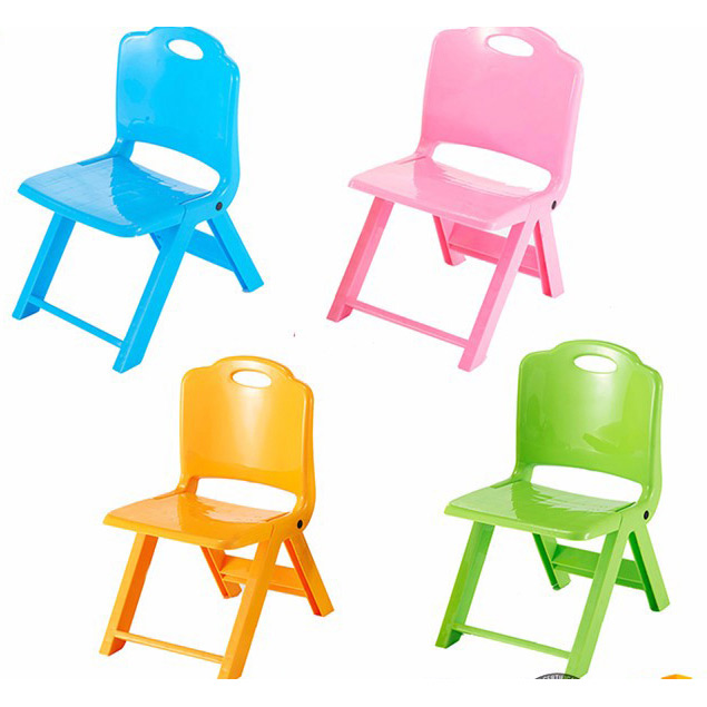 Cadeira dobrável de plástico para escola infantil
