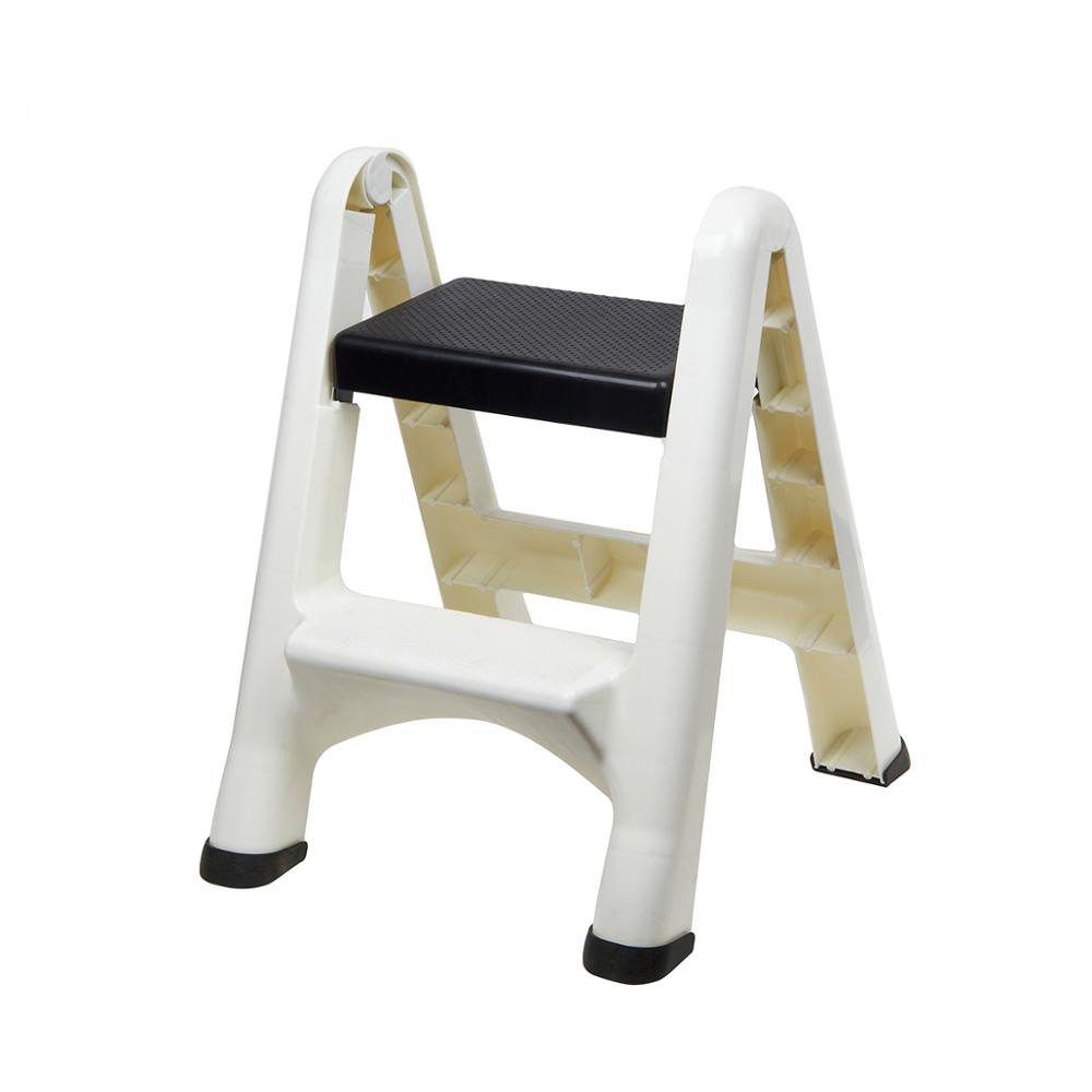 Portable Plastic Two Step Home Folding Ladder