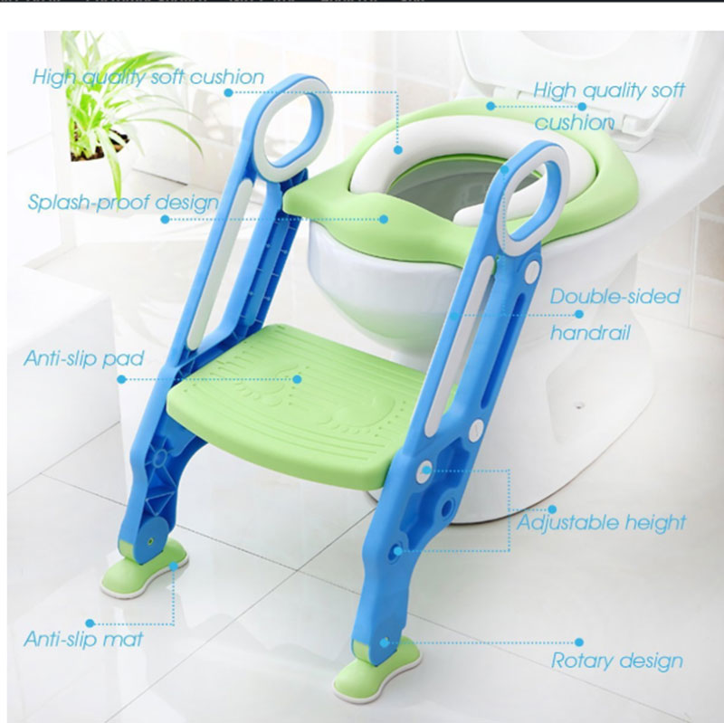 Potty Training Toilet Seat With Step Stool Ladder - 9 