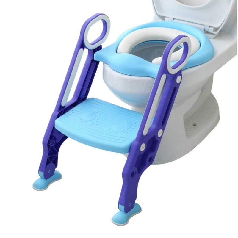 Potty Training Toilet Seat With Step Stool Ladder - 0