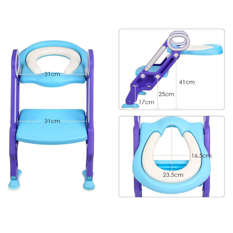 Potty Training Toilet Seat With Step Stool Ladder - 2