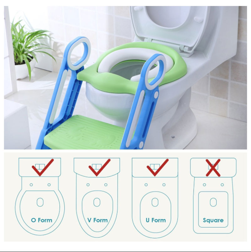 Potty Training Toilet Seat With Step Stool Ladder - 8 