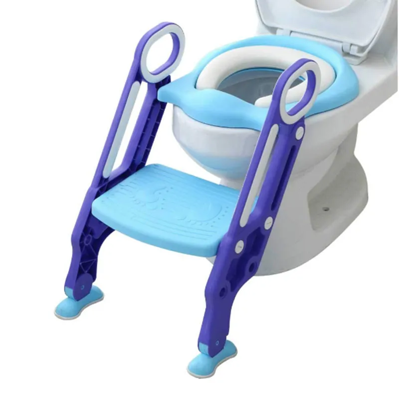 Potty Training WC eserlekua, eskailera eskailerarekin