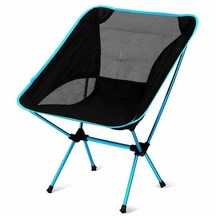 Nešiojama lengva sulankstoma kempingo kėdė lauko laisvalaikio kėdė iškylai - 2 