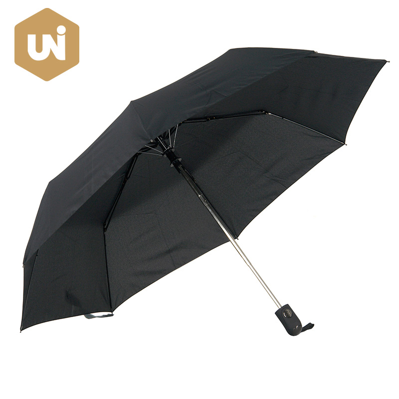 How do you fold an automatic umbrella?