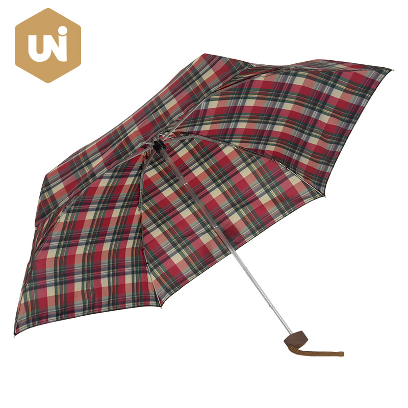 5 Folding Manual Open Compact Umbrella
