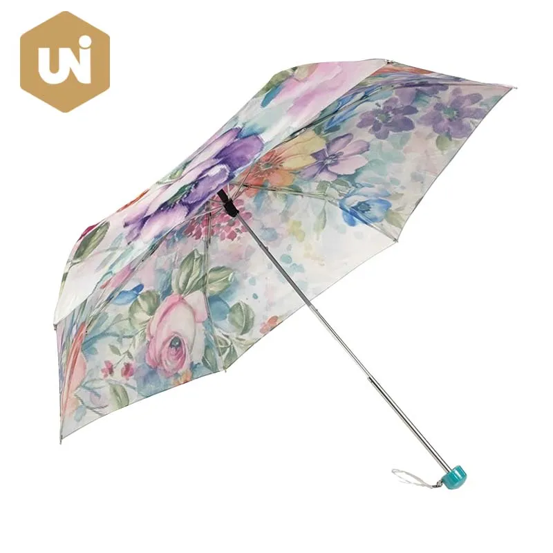 6K Компактный трехсекционный зонт от дождя Super Mini