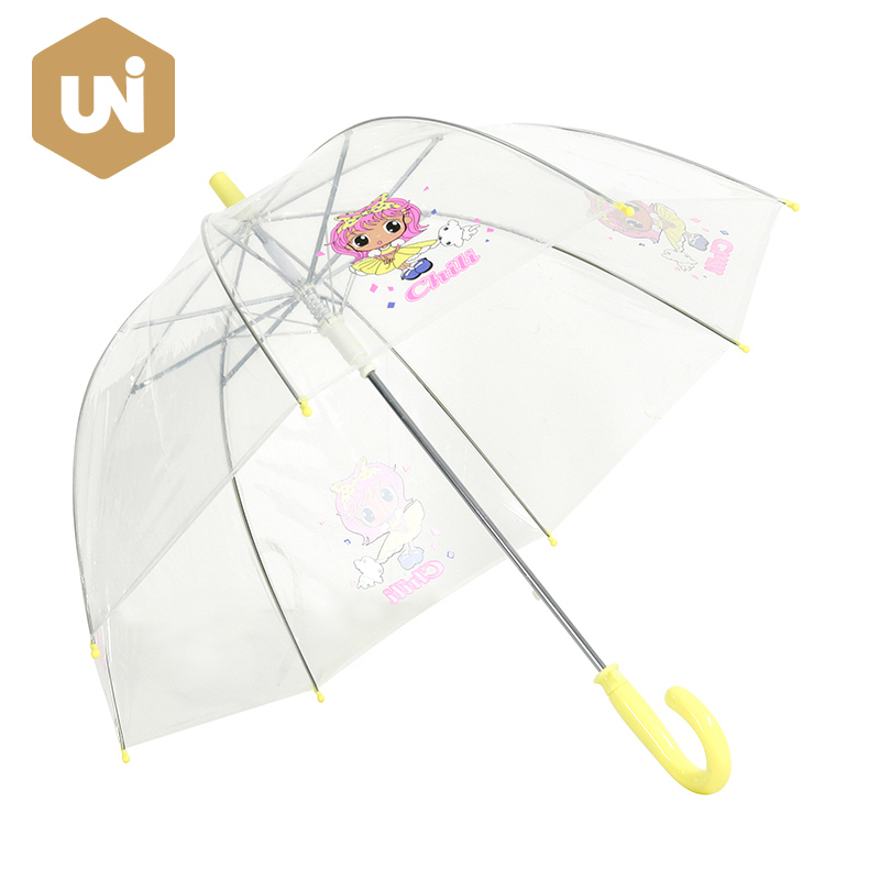 Umbrelă cu ploaie POE cu cușcă cu bule POE