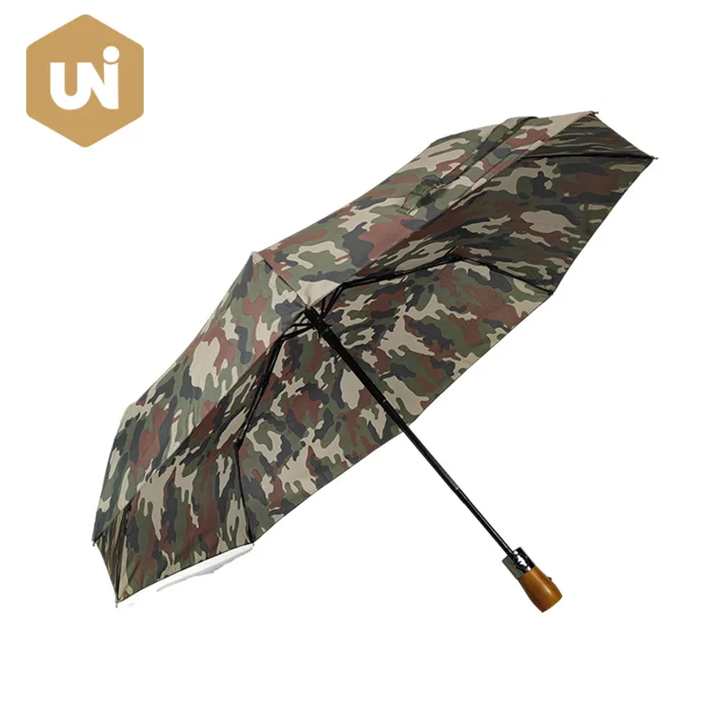 Camouflage Gent faltbarer Regenschirm mit automatischem Öffnen und Schließen