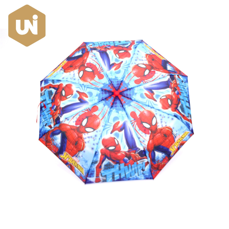 Ombrello da pioggia Super Mini a 3 sezioni con stampa di cartoni animati - 4 