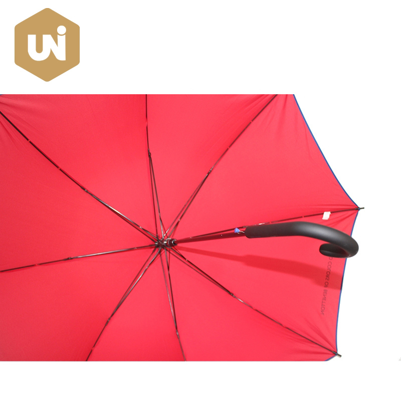 Автоматический зонтик от дождя с длинной палкой - 3 