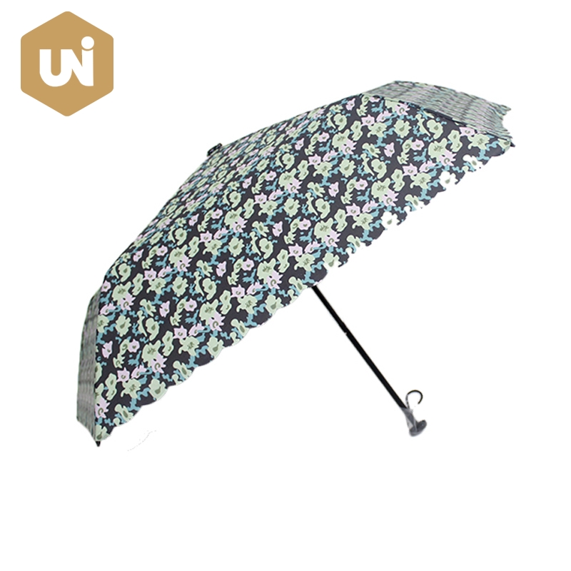 Compact 6k Lady Super Mini 3 Section Rain Umbrella - 7