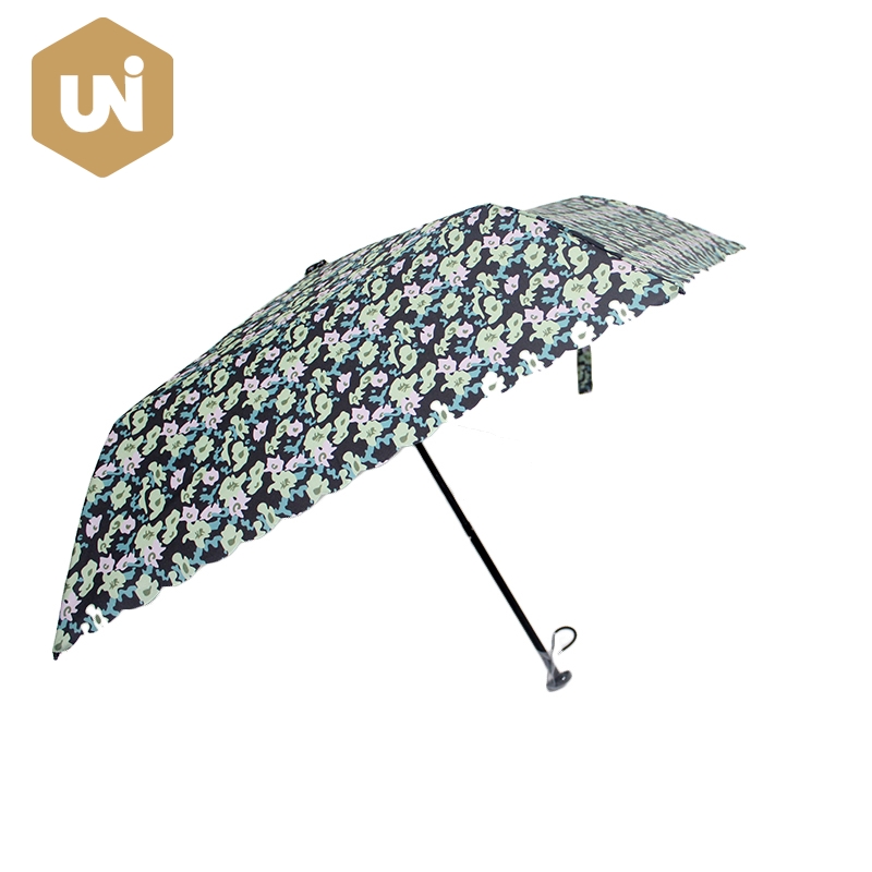 Compact 6k Lady Super Mini 3 Section Rain Umbrella - 8