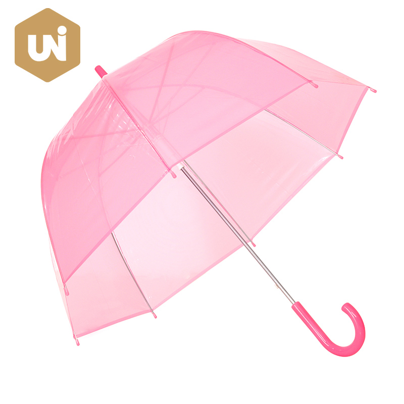 مظلة POE للأطفال شفافة وشفافة - 5