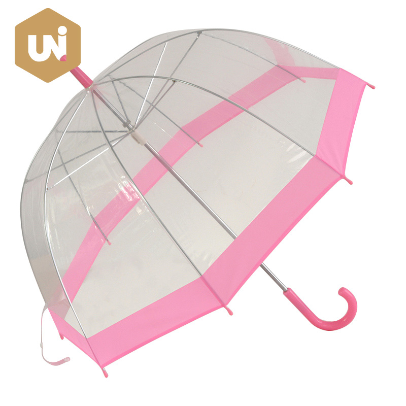 Kids Clear And Transparent POE Umbrella - 0