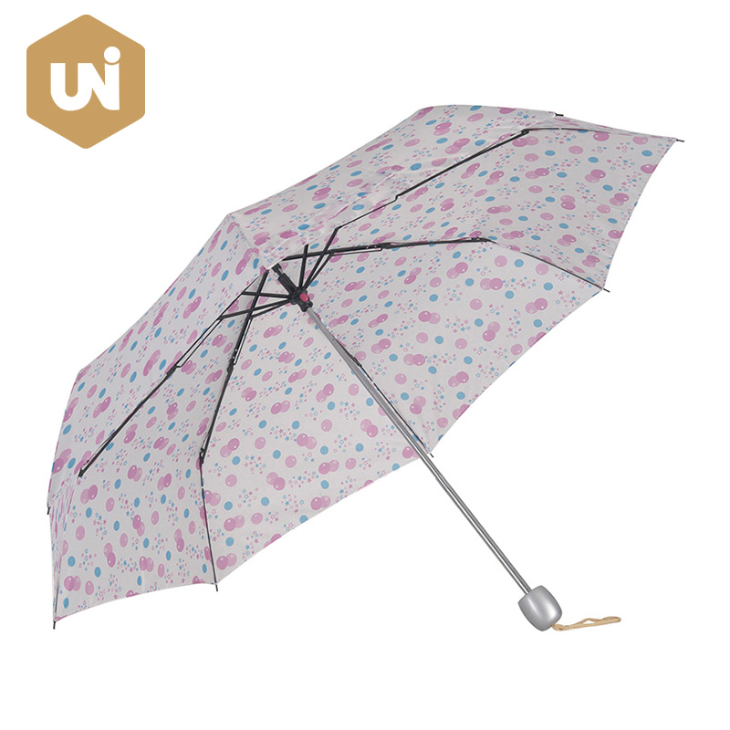 Женский складной открытый зонт с ручным управлением
