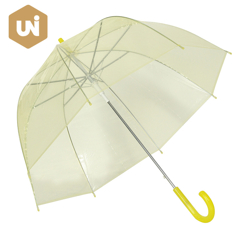 Dome Bubble POE Rain Umbrella Transparent Printing - 7