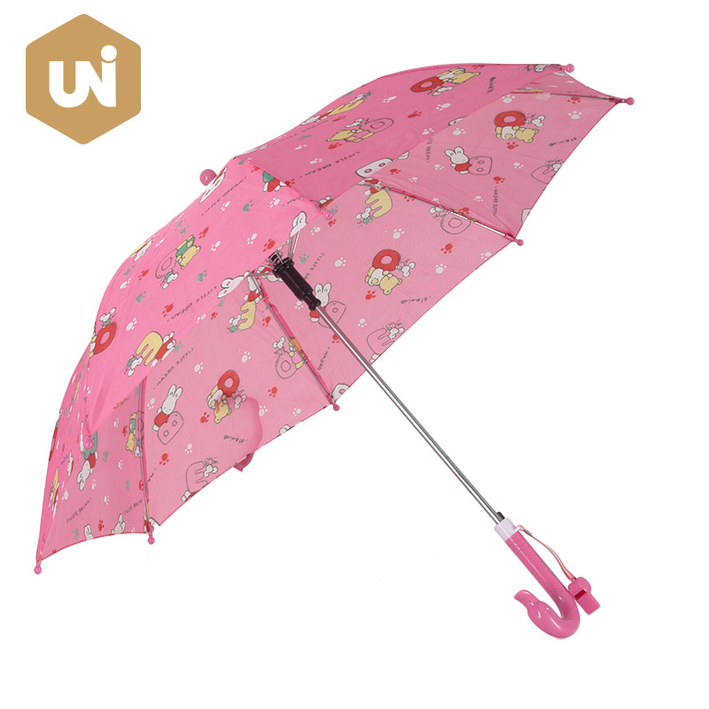 Polyester Fabric Animal Children Umbrella